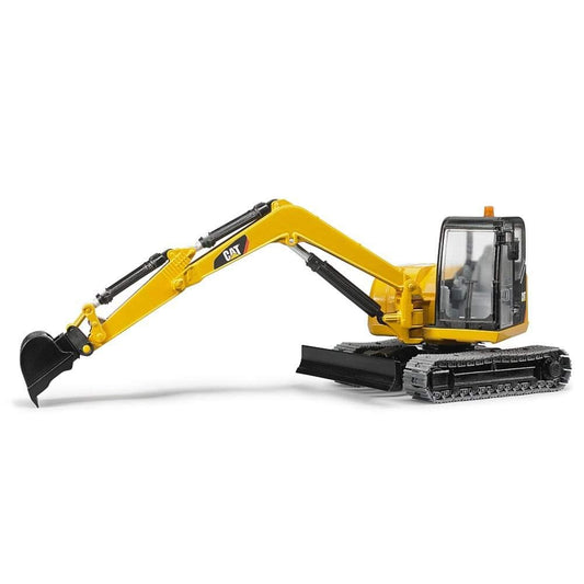 Bruder Cat mini excavator cab opens for interactive pretend work