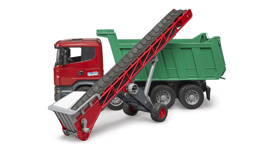 Bruder Conveyor Belt V-shaped belt moves loose bulk material and bales.