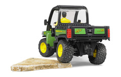 Bruder John Deere Gator XUV 855D front bumper adapter supports accessories.