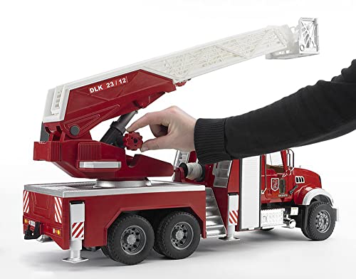 Bruder Mack Granite stability legs help secure setups