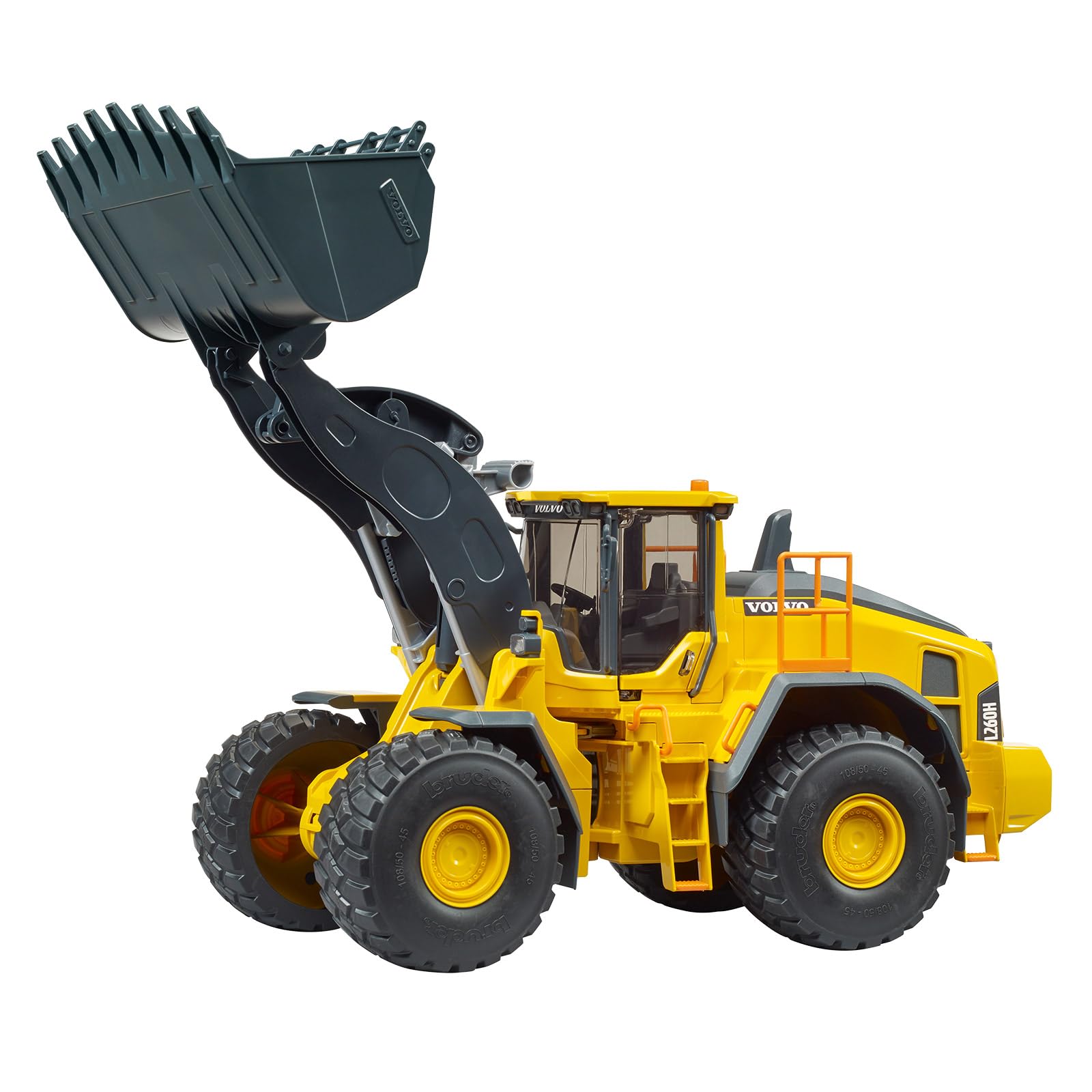 Bruder Volvo L260H with 02455 dumper complement for expansive loading