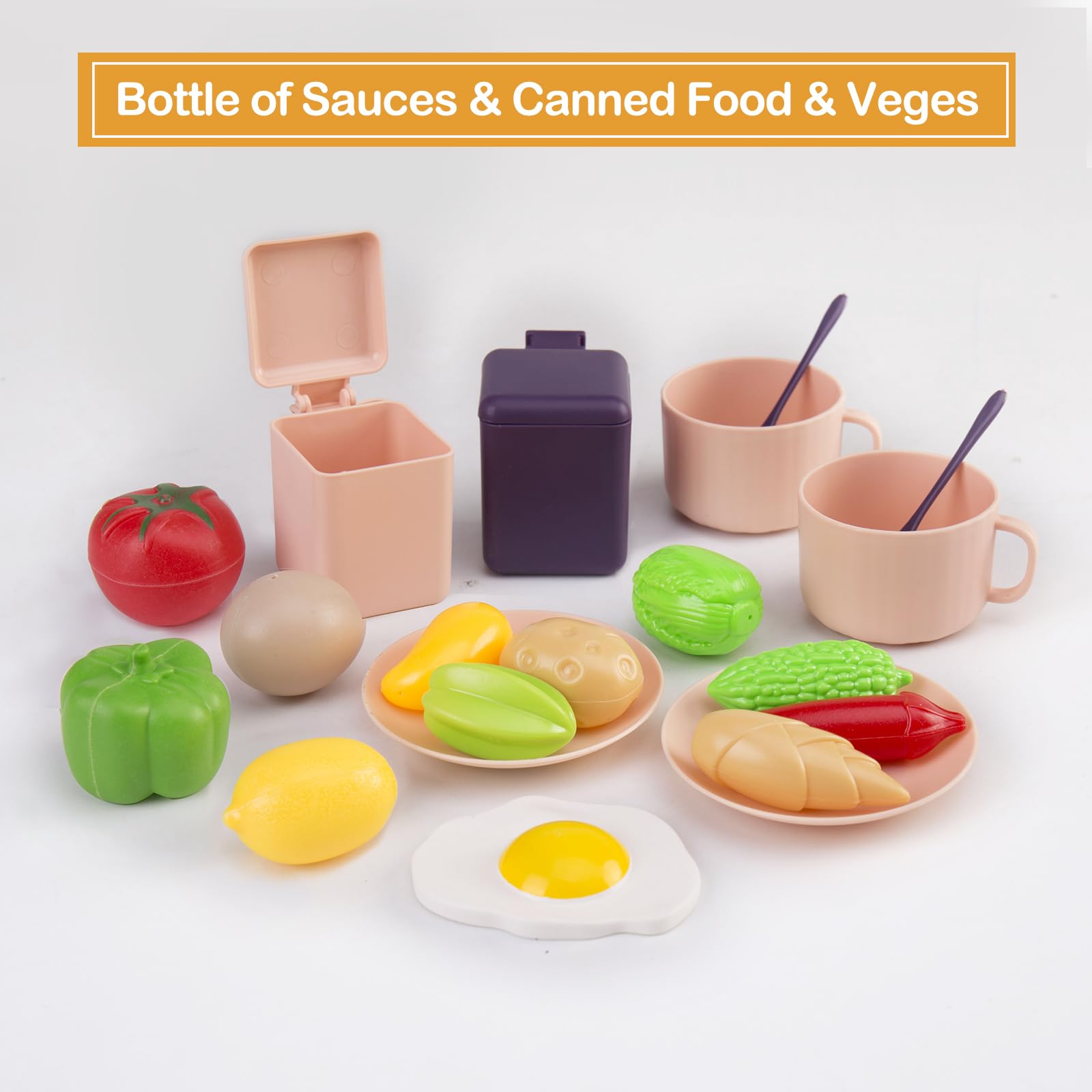 Bruvoalon 18 cuttable veggies sets for interactive slicing and color learning