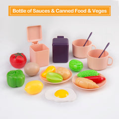 Bruvoalon 18 cuttable veggies sets for interactive slicing and color learning