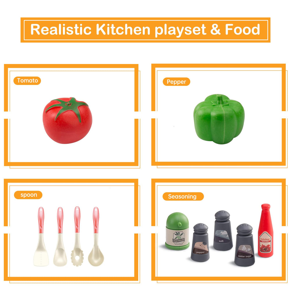 Bruvoalon salt and pepper shakers add realistic kitchen details.