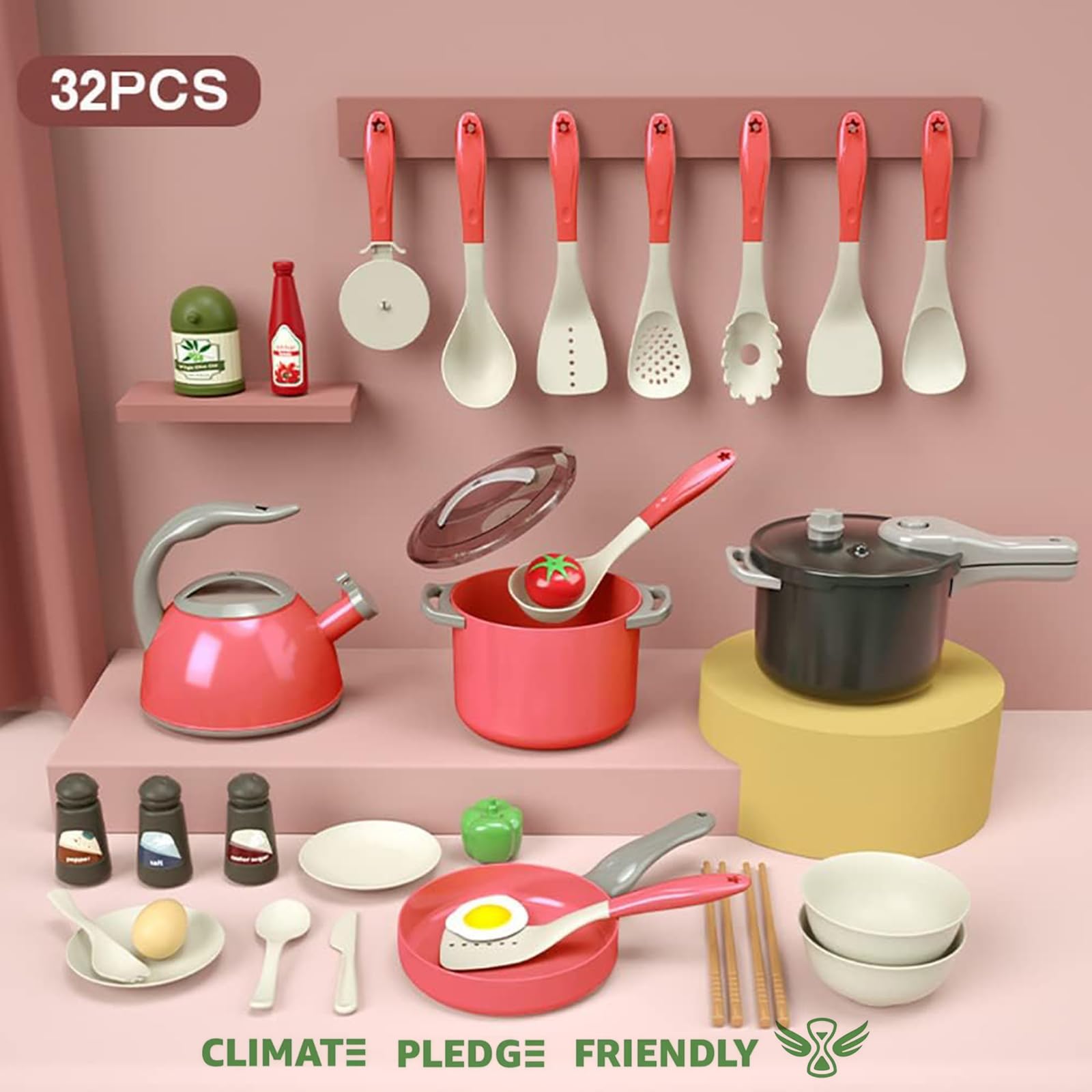 Bruvoalon tea kettle enhances tea-time role play with interactive water.