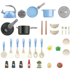 Bruvoalon fried egg accessory sparks breakfast scene imagination and fine motor skills.