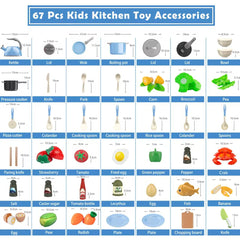Bruvoalon sliceable food set with banana, egg, and peas for realistic prep.