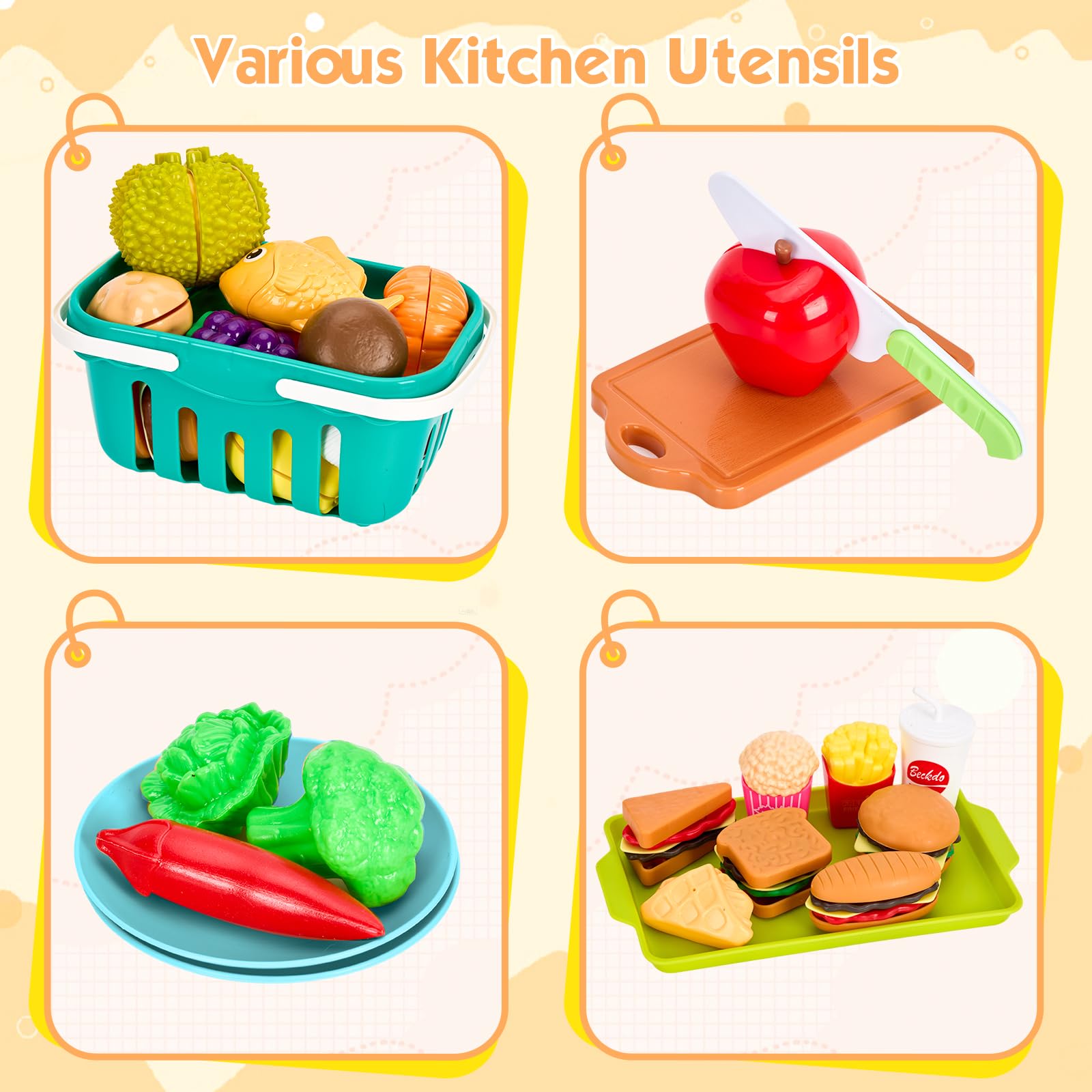 Bruvoalon safe rounded-edges utensils for worry-free play