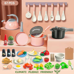 Bruvoalon teal pressure cooker with rotating lid for realistic pretend cooking.
