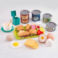 Bruvoalon vegetables and desserts set enhances sorting and counting during play