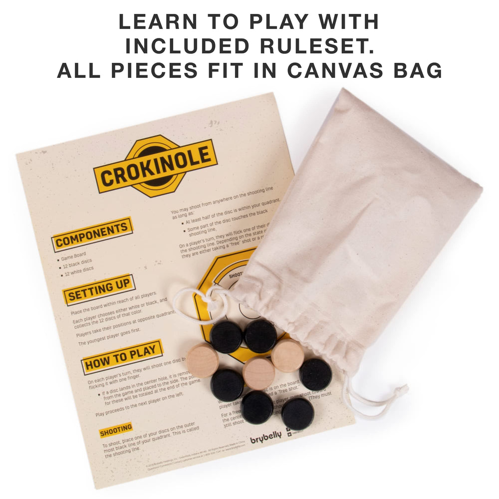 Dynamic ricochet shots on Brybelly crokinole board showcased.