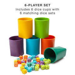 Brybelly Farkle with Friends family game night scene with players smiling.