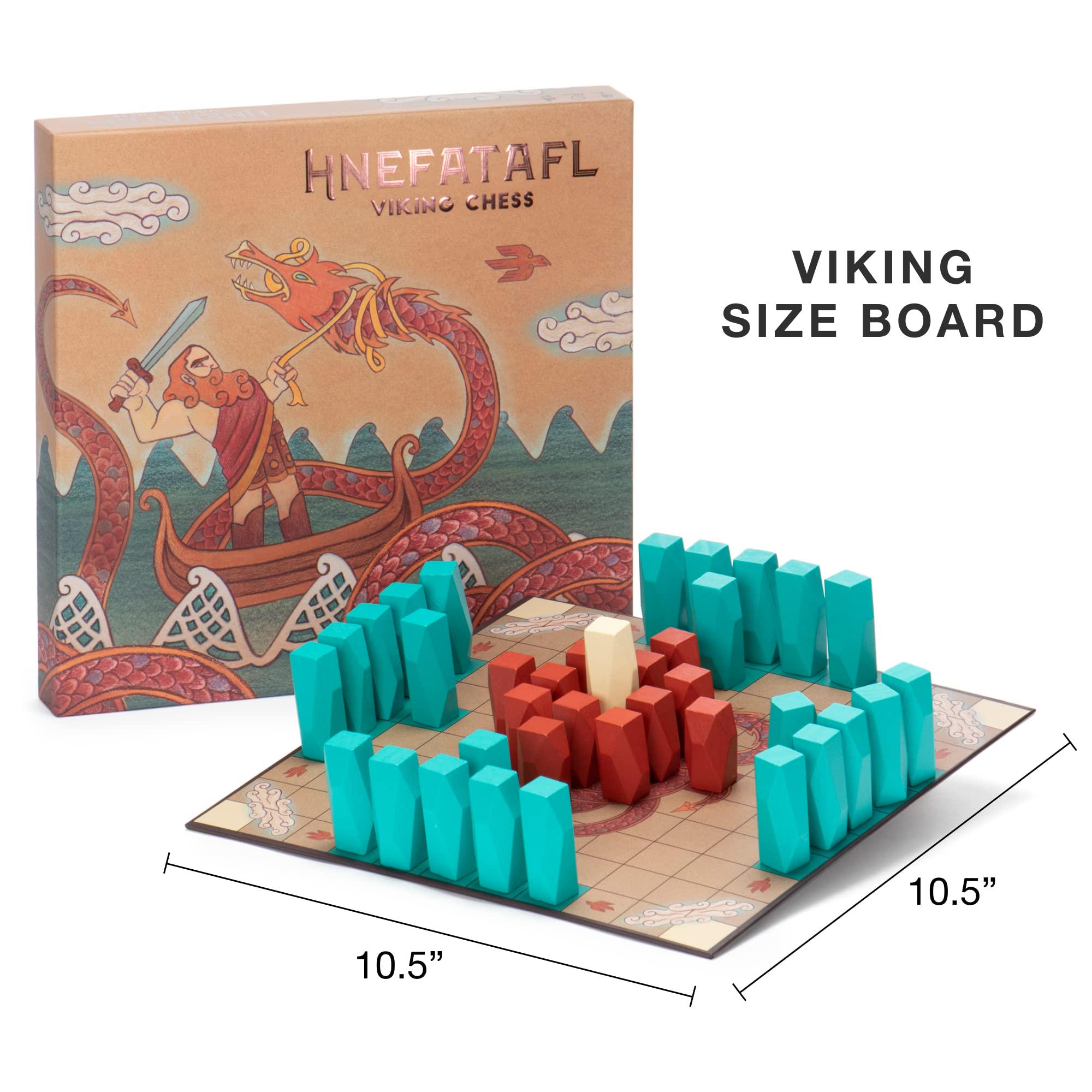 Brybelly Hnefatafl Viking artwork featured on the board surface.