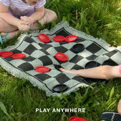 Brybelly indoor-outdoor game set ready for camping, picnics, or rain-day fun