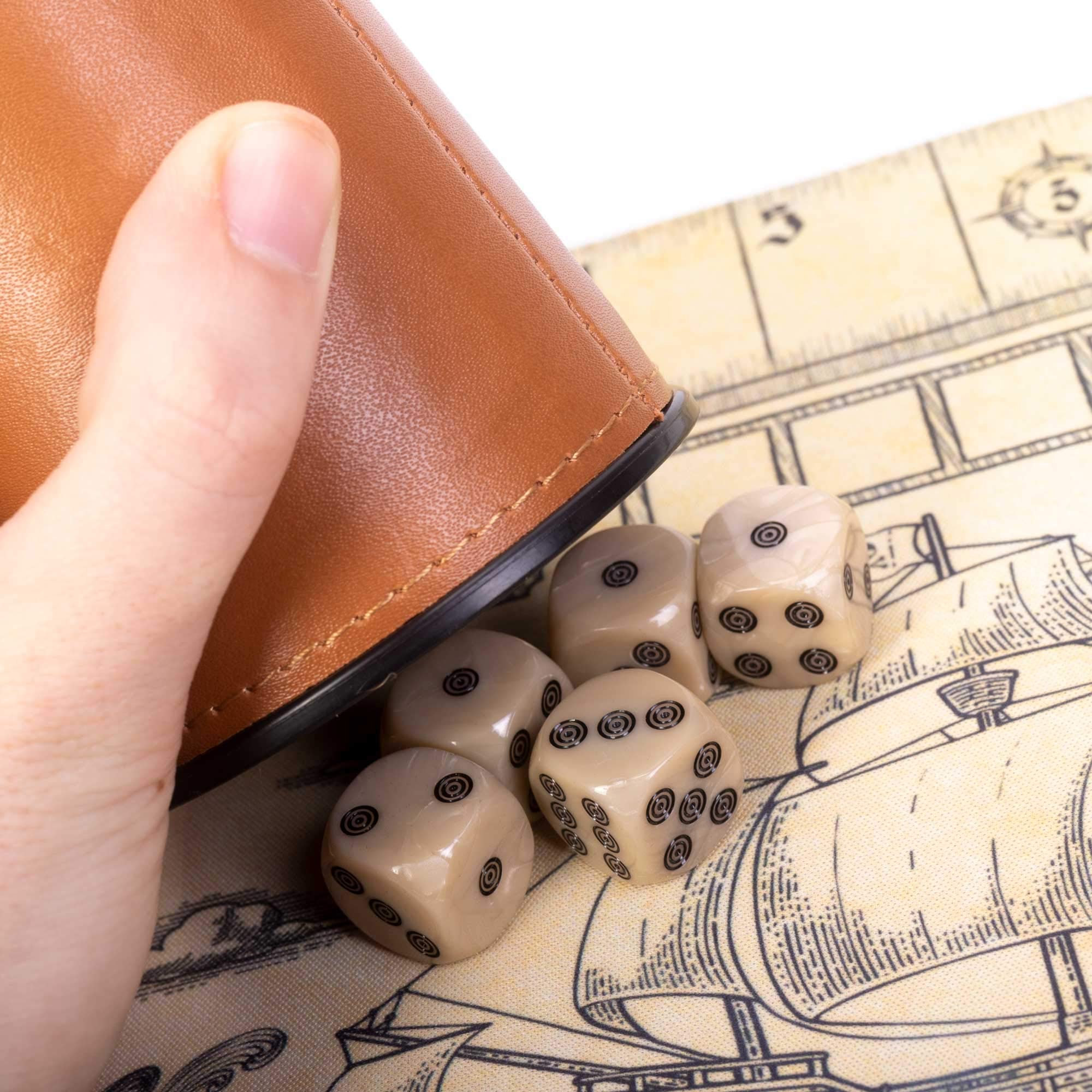 Brybelly Liar's Dice bidding die adds a tactile bidding element.