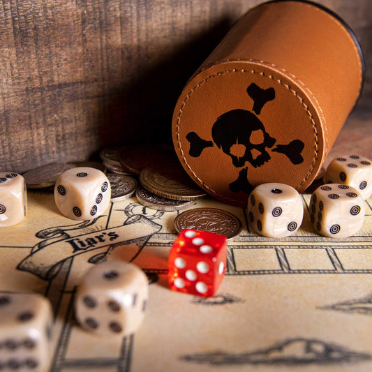 Brybelly Liar's Dice premium dice cups deliver authentic grip for quick rolling.