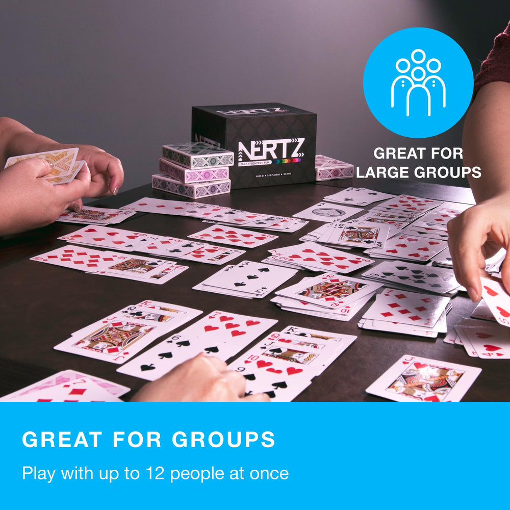 Brybelly Nertz cards with easy-to-follow instructions for quick setup