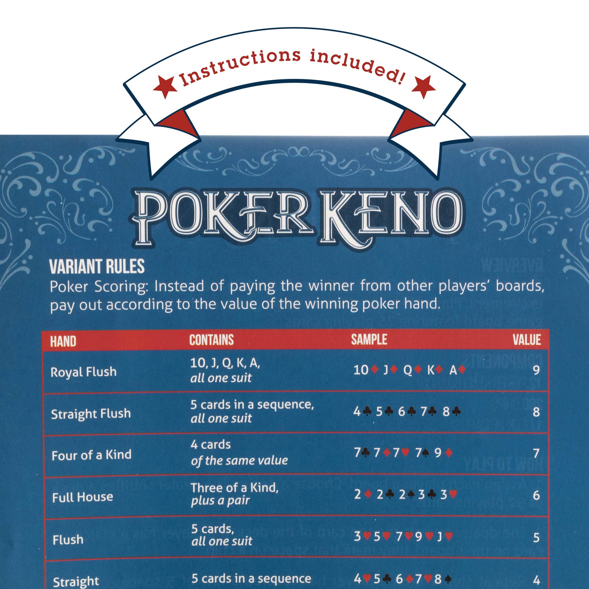 Brybelly Poker Keno full box contents ready for your next game night