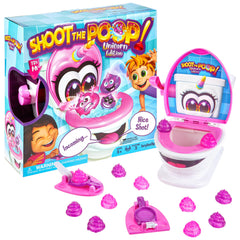 Brybelly Shoot The Poop Unicorn Edition glitter poop toy set for family fun