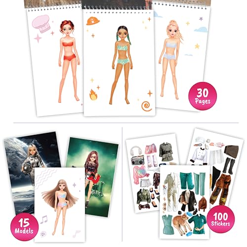BSCOOL Sticker Dress Up Accessories Stickers help kids complete themed looks and scenes.