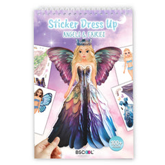 BSCOOL sticker dress-up fairies and angels cover image to inspire imaginative play