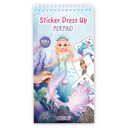 BSCOOL Sticker Dress Up Mermaid cover with colorful fashion inspiration for young designers.