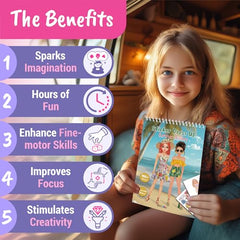 BSCOOL Sticker Dress Up stickers close-up highlighting removable pieces for versatile outfit designs.