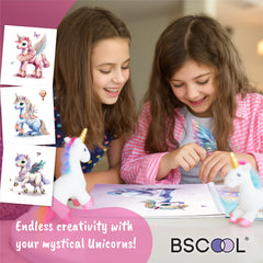 BSCOOL Sticker Dress Up Unicorn gift pack option for creative kids
