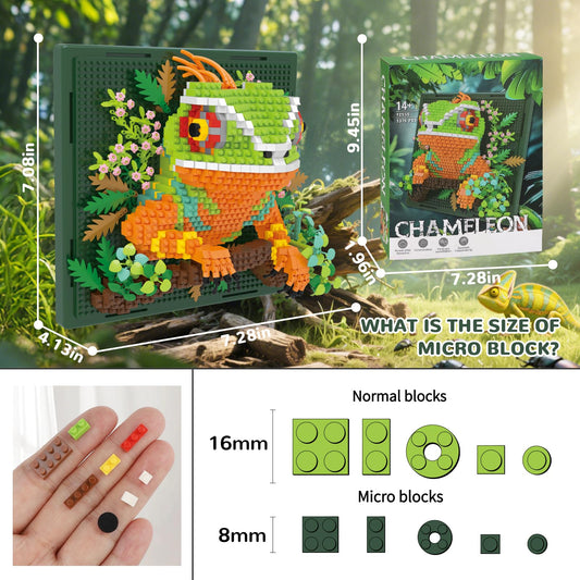 Chameleon table display option showing a tabletop art centerpiece.
