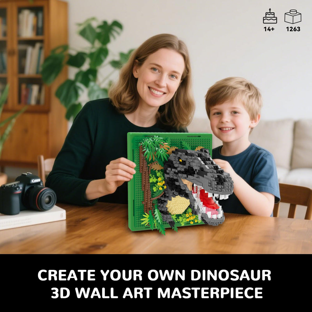 BseSparklion colorful blocks create a durable, safe art piece for shelves.