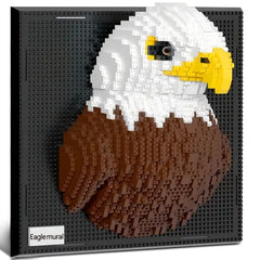 BseSparklion Eagle 3D wall art with vibrant colors for wall decor.