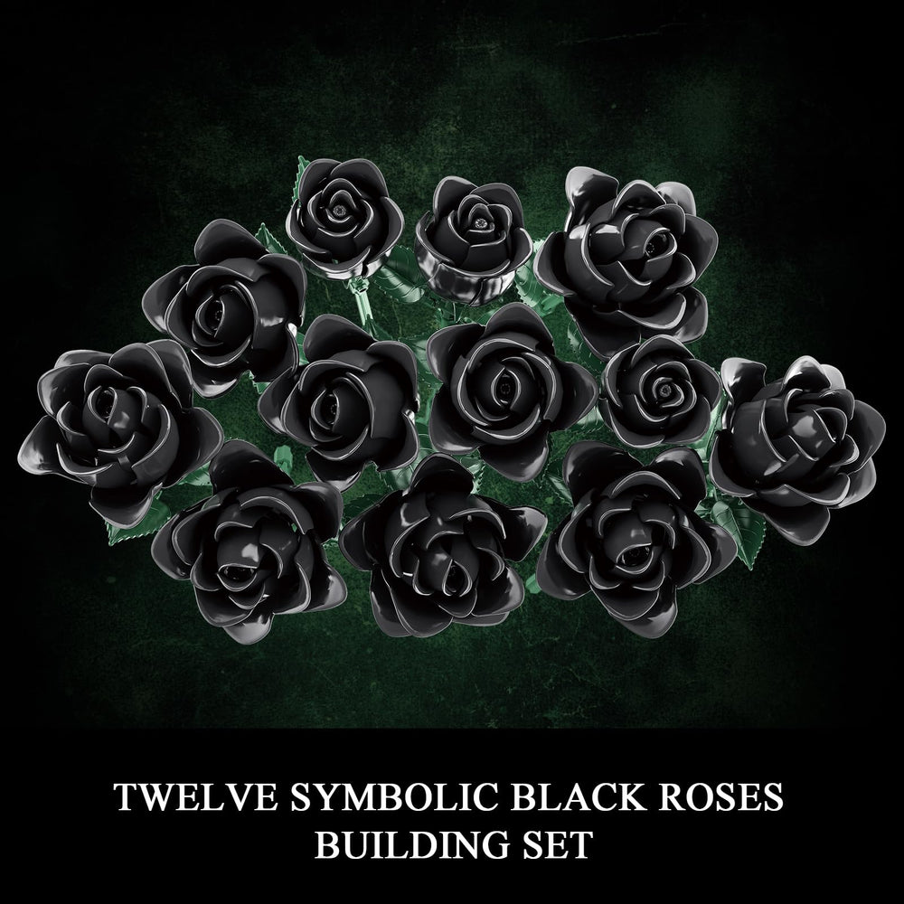 BseSparklion eternal decor featuring durable, pet-resistant black roses for home display.