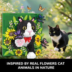 Gift packaging ready for art lovers and cat fans.