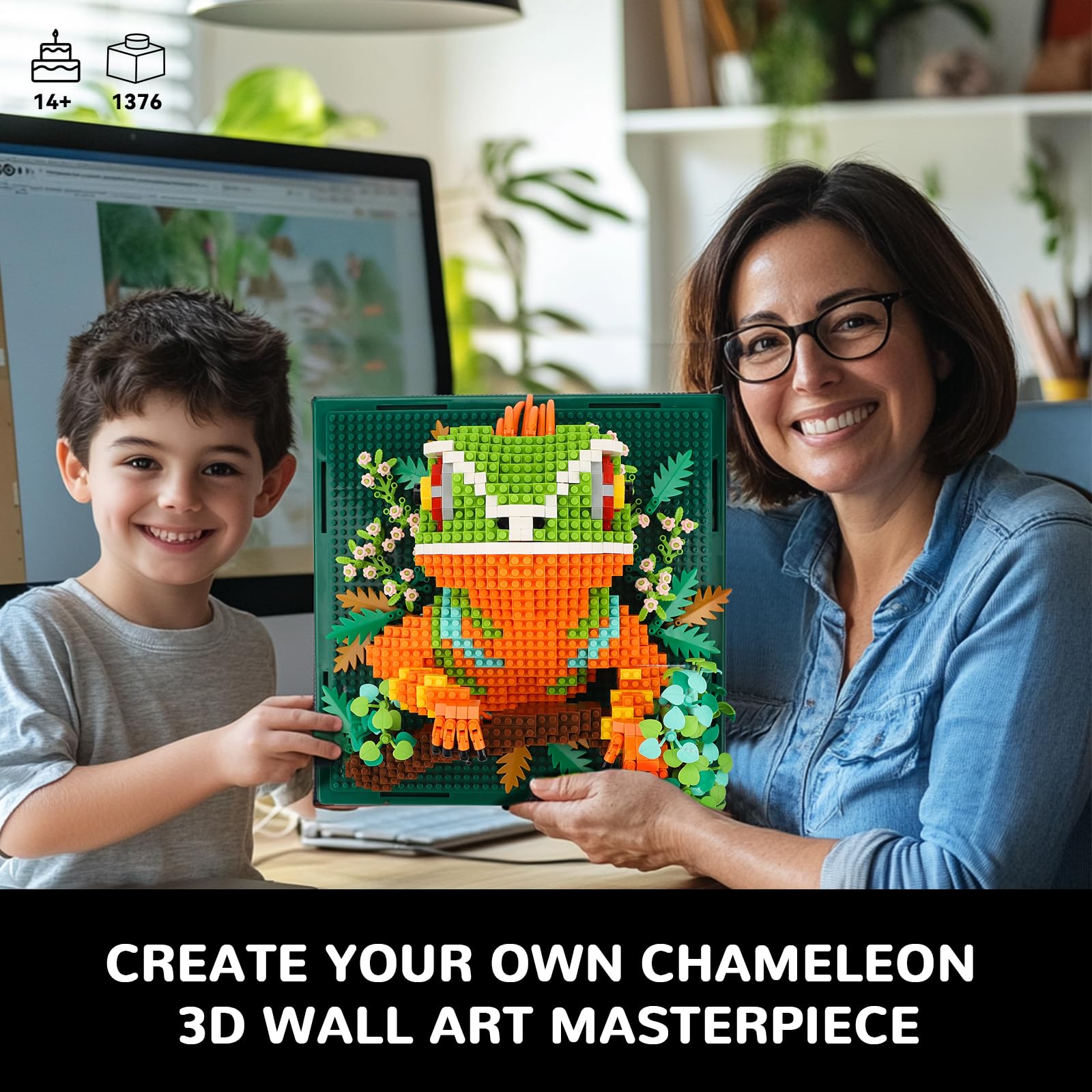 Gift-ready BseSparklion chameleon box packaging for art lovers.