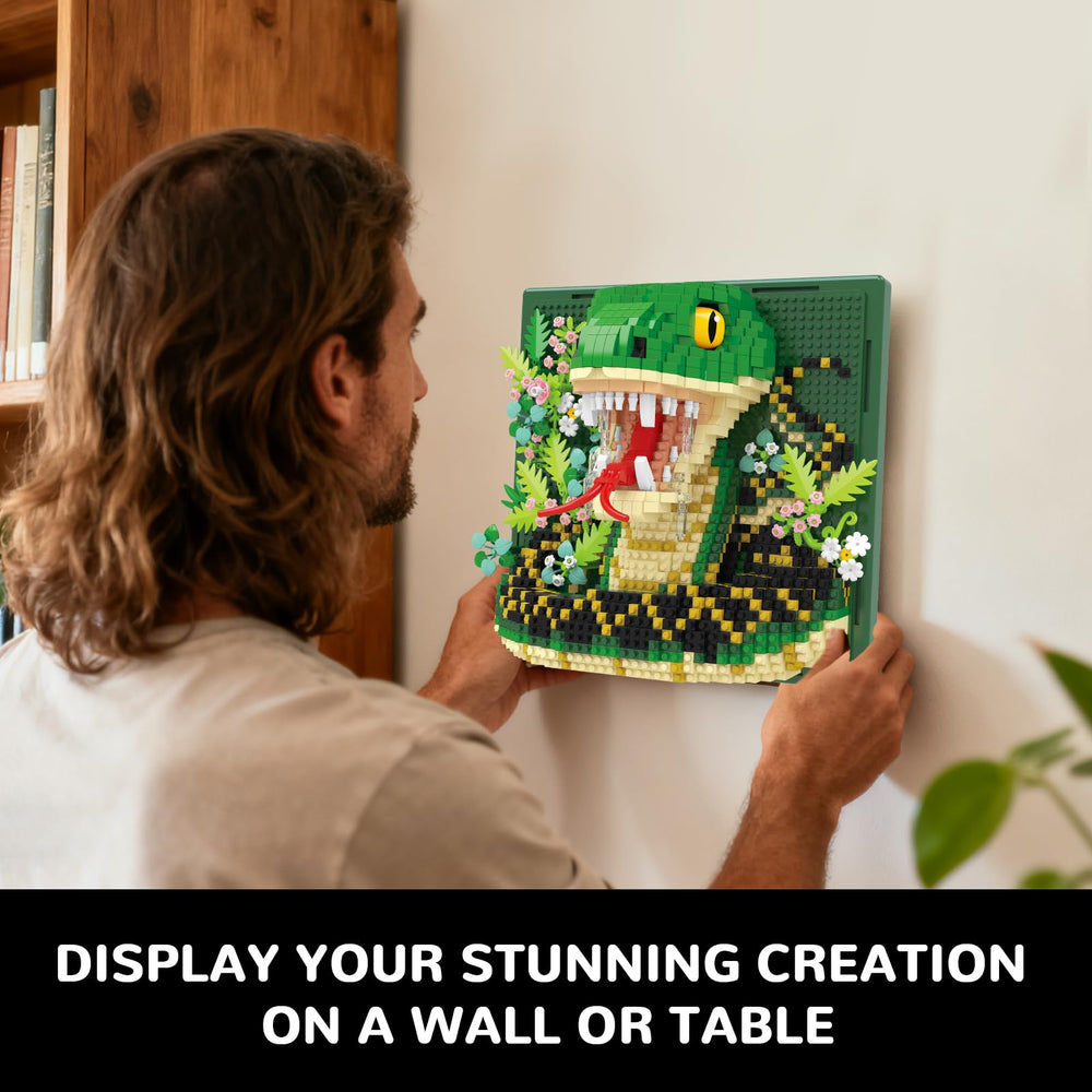 BseSparklion snake decor improves ambience with a nature-inspired focal point.