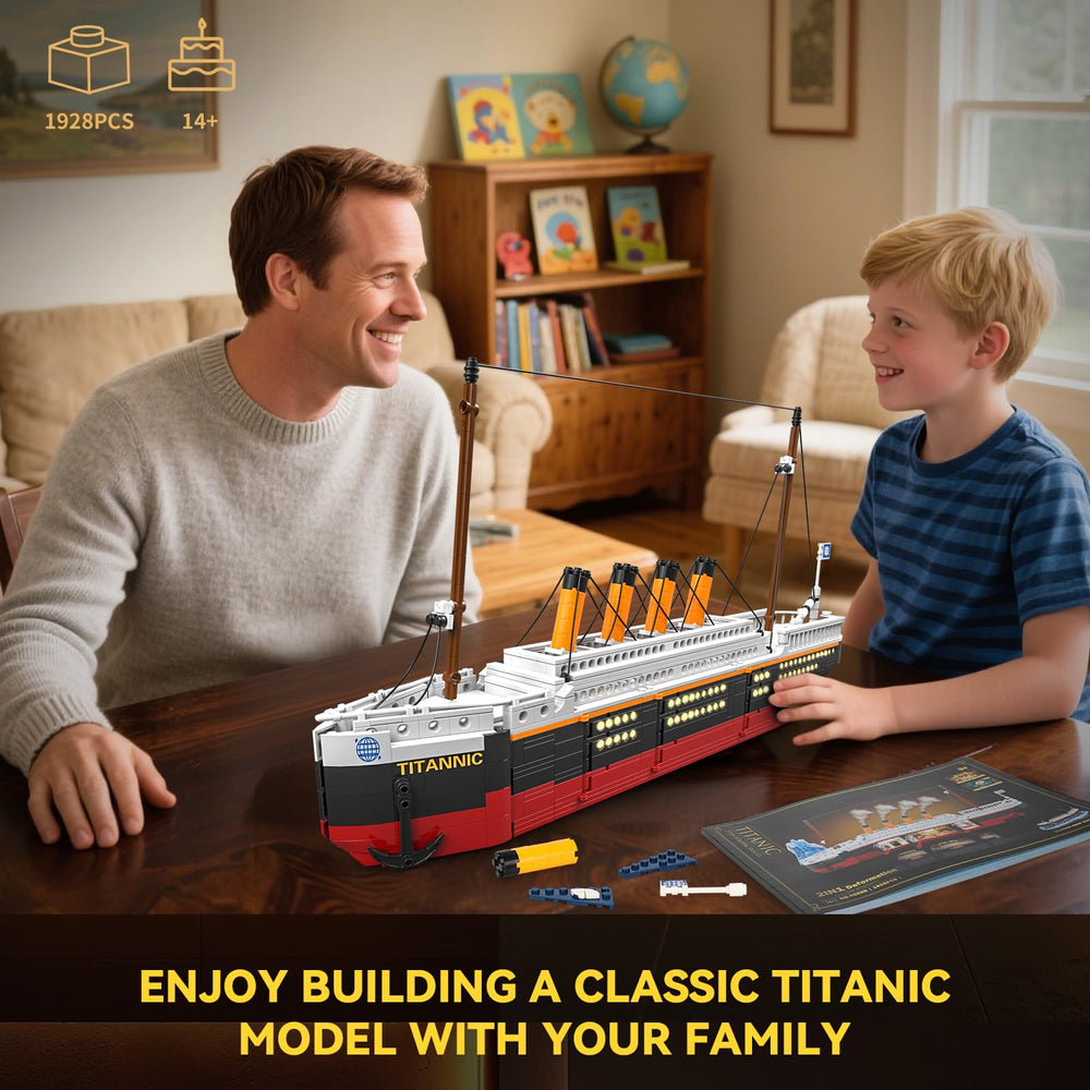 BseSparklion Titanic 2-in-1 detailed-deck interiors for close inspection