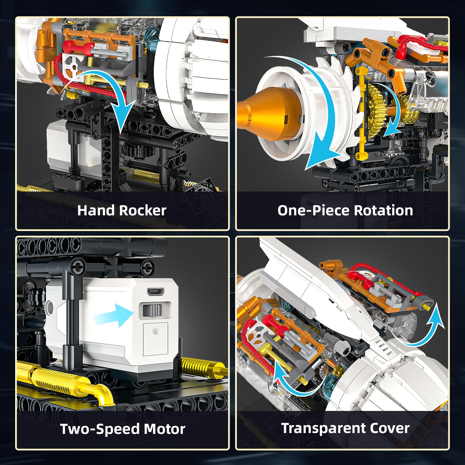 BseSparklion transparent casing reveals gears and motion