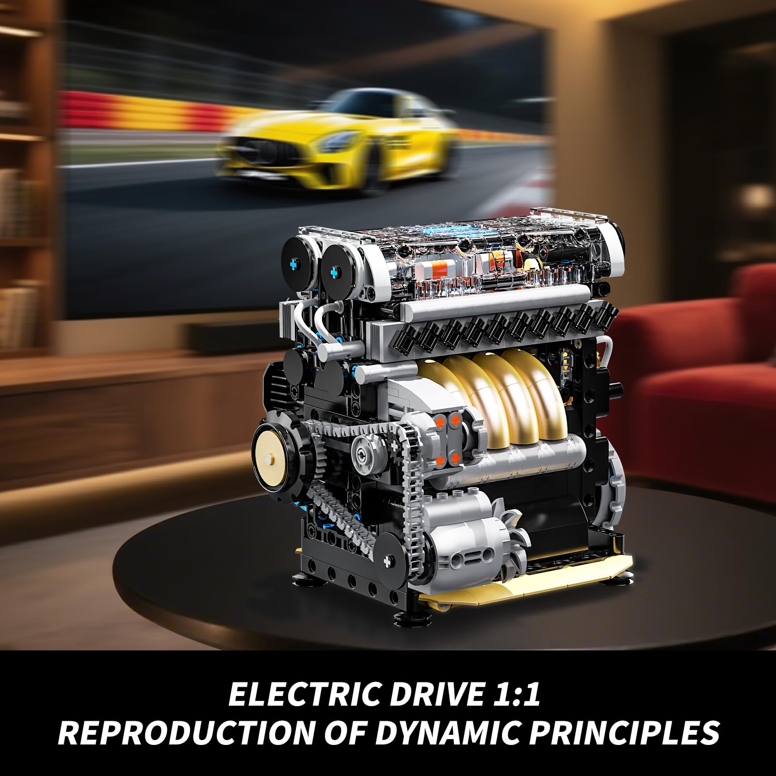 BseSparklion engine transparent cylinder head reveals moving parts for demonstrations
