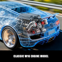 BseSparklion W16 engine kit as a compelling display piece.