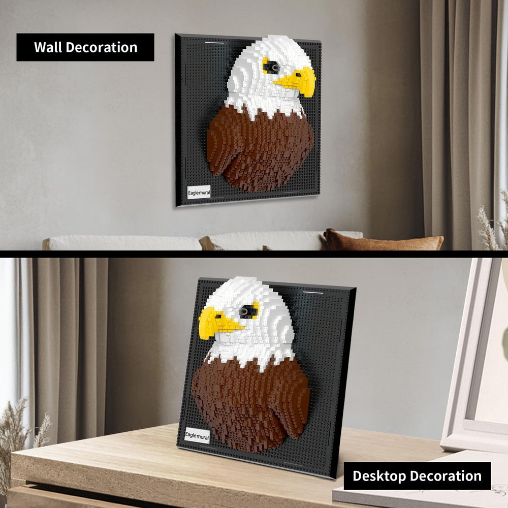 BseSparklion eagle display designed for wall mounting or tabletop.