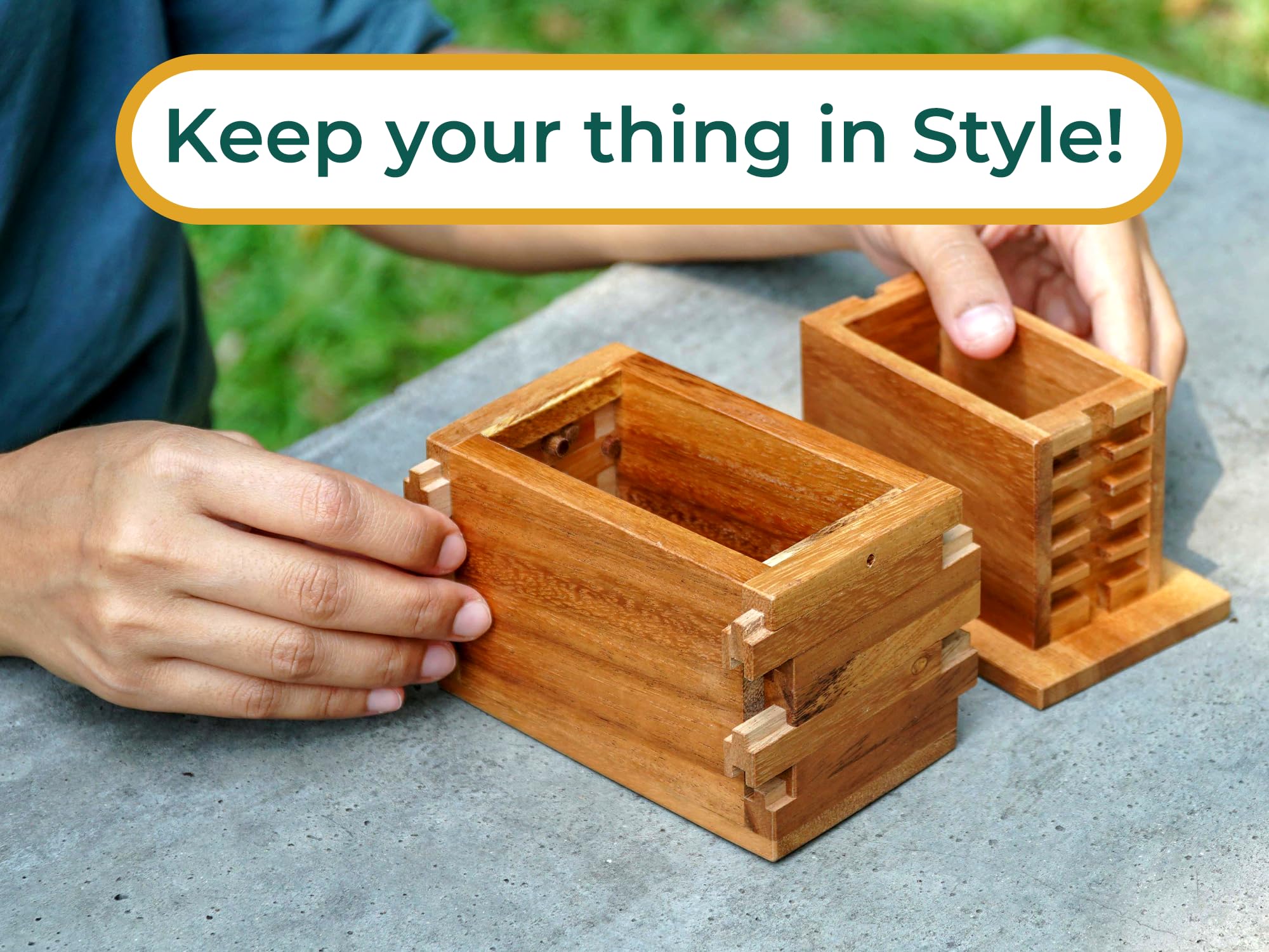 BSIRI Jigsaw Safe Box jewelry storage