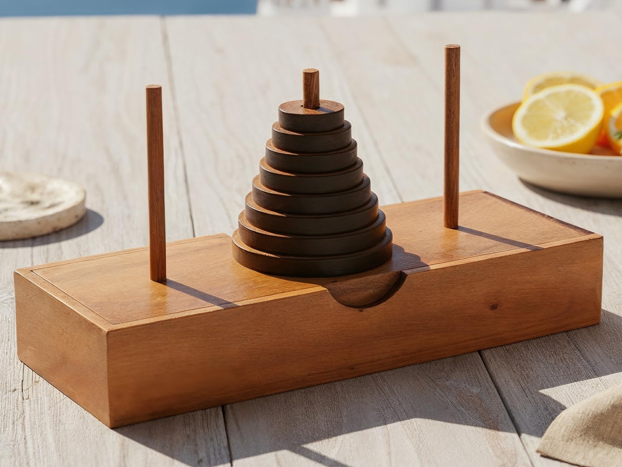 BSIRI Learning tower puzzle for kids and adults in family room