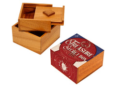 BSIRI Treasure Secret Box front view showing refined woodwork and mystery appeal for gifting