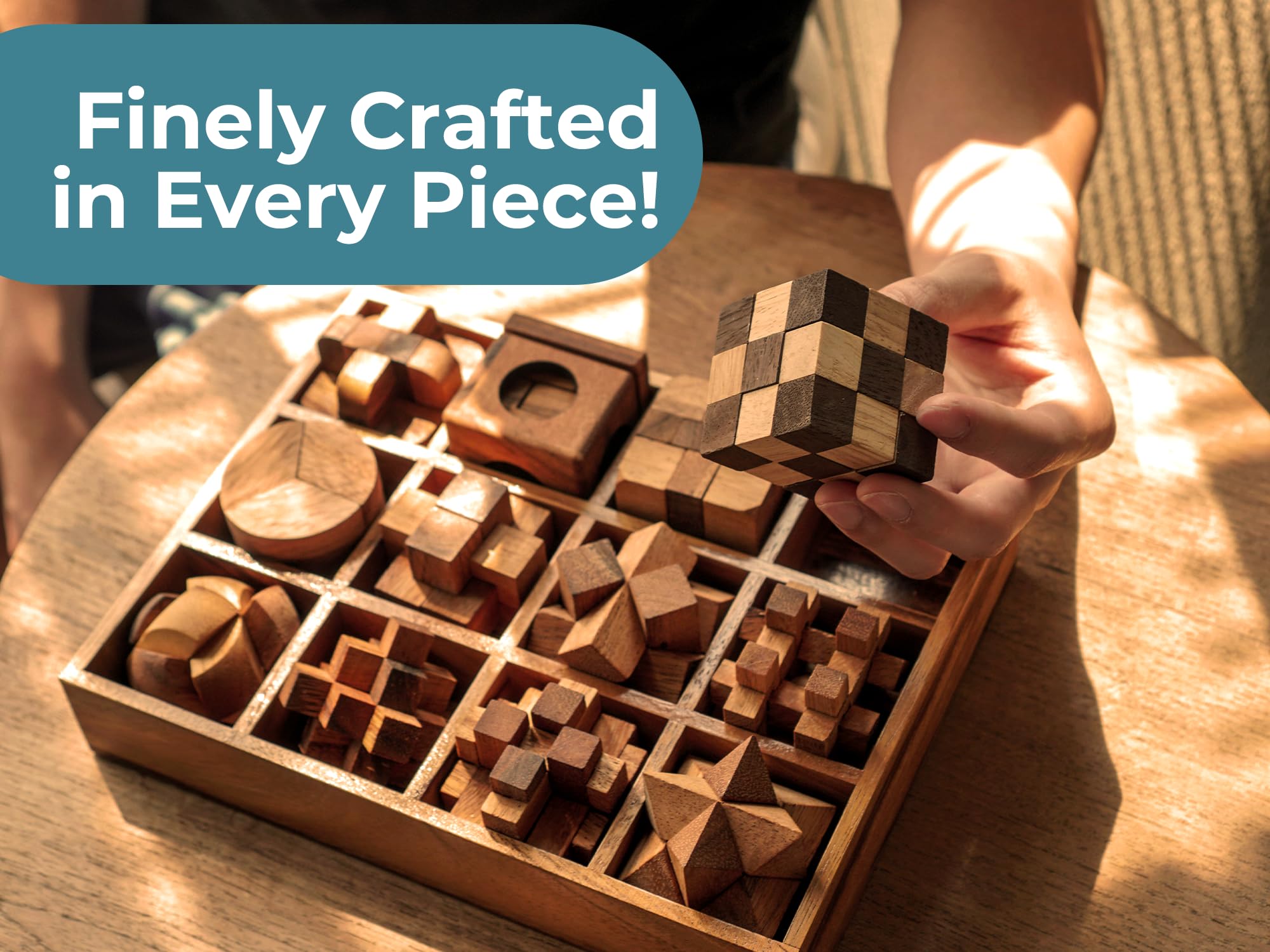 BSIRI puzzle pieces click together as you unlock each piece.