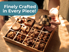 BSIRI puzzle pieces click together as you unlock each piece.