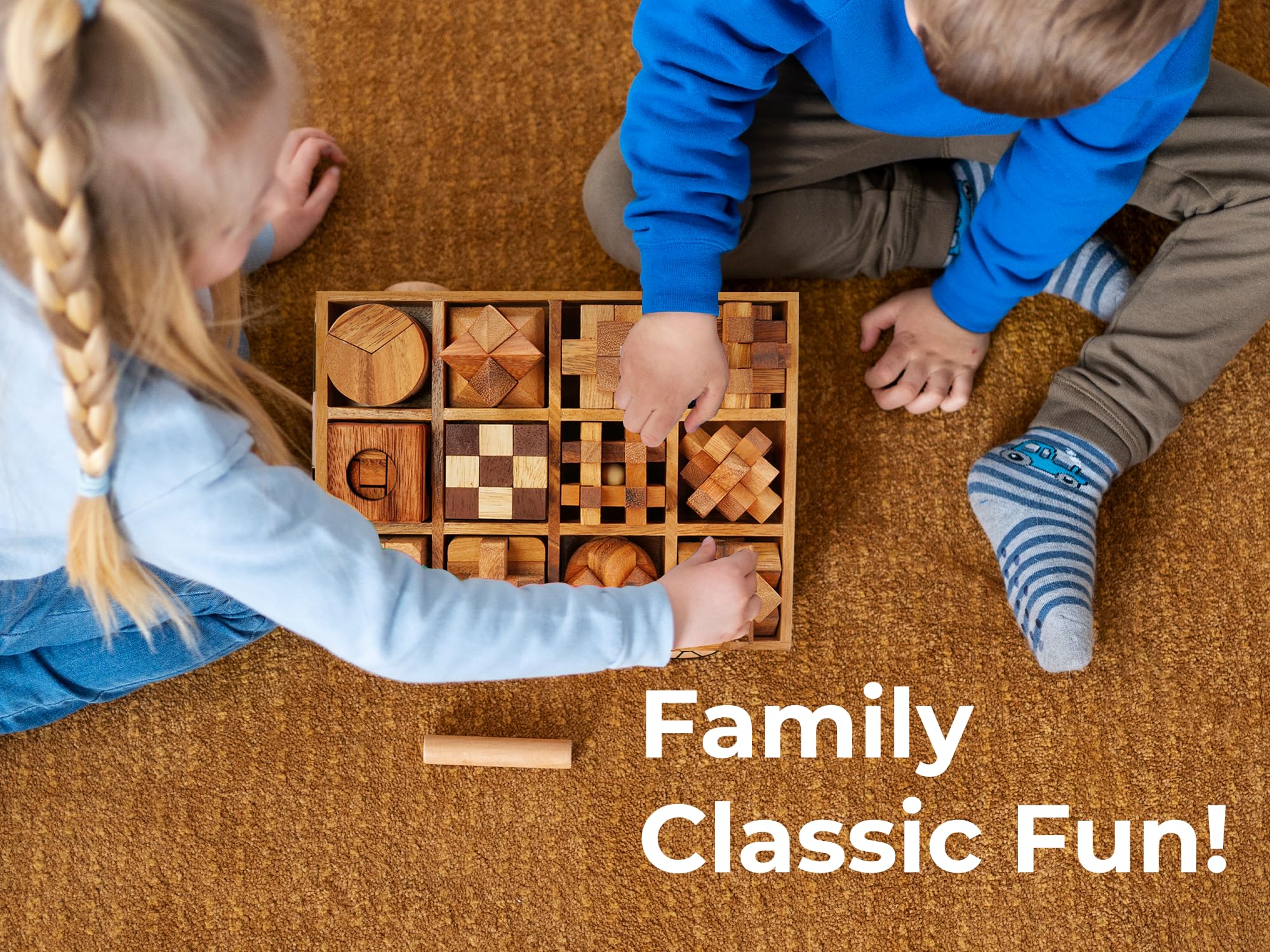 BSIRI variety of brain teasers keeps solo and group play interesting.