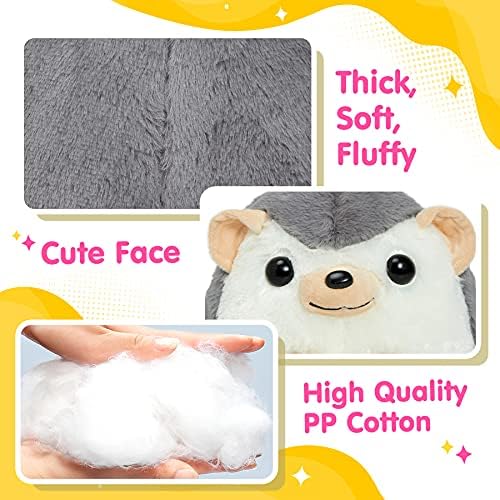 BSTAOFY safe, cleanable hedgehog plush encourages independent play.
