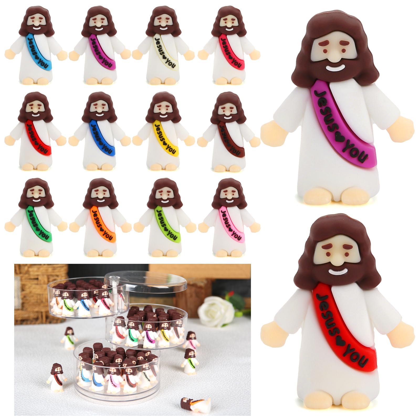 BSTCRAFT Christian family gift idea with tiny Jesus figures
