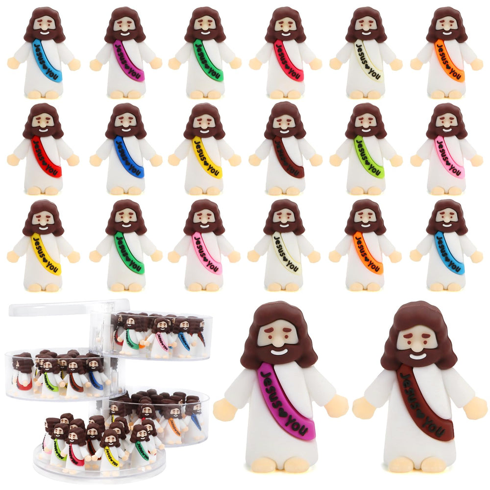 BSTCRAFT bulk mini Jesus figures for gifts and activities