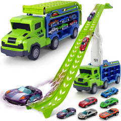 Bstoyder carrier truck with transport toys, promoting imaginative play